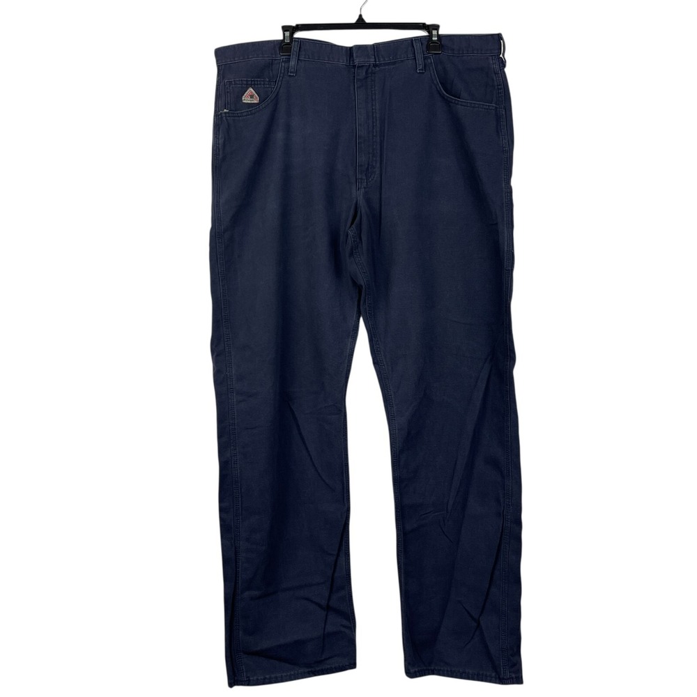 Bulwark EXCEL FR ComforTouch Mens 42x34 Loose Fit Canvas Jeans Flame‎ Resistant